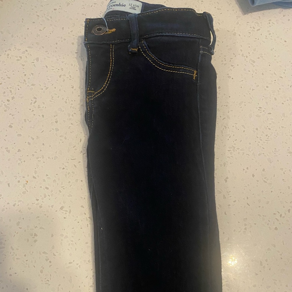 Dark Blue Jeans AF Abercrombie Kids 12 slim